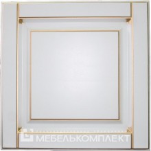 Фрезеровка - "Карат" Цвет - Белый глянец+золото